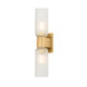Hudson Valley - 7132-AGB - Two Light Wall Sconce - Irondale - Aged Brass