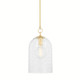 Hudson Valley - 7510-AGB - One Light Pendant - Belleville - Aged Brass