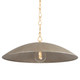 Hudson Valley - BKO1401-VGL/TWL - One Light Pendant - Eve - Vintage Gold Leaf