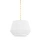 Hudson Valley - BKO501-AGB - One Light Pendant - Debi - Aged Brass