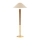 Hudson Valley - CBL6524-AGB - One Light Floor Lamp - Bohicket - Aged Brass