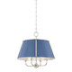 Hudson Valley - MDS120-PN/FBL - Four Light Chandelier - Cambridge - Polished Nickel