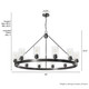Hartland 12 Light Chandelier (13061)