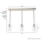 Hartland Three Light Pendant (13068)