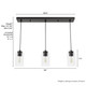 Hartland Three Light Pendant (13070)