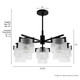 Ontario Five Light Chandelier (13137)