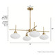 Getty Four Light Chandelier (13190)