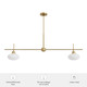 Getty Two Light Chandelier (13192)
