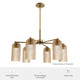 Beverly Glen Six Light Chandelier (13230)
