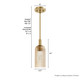 Beverly Glen One Light Pendant (13236)