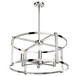 Hunter - 19000 - Six Light Chandelier - Astwood - Polished Nickel