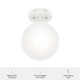 Hepburn One Light Flush Mount (19021)