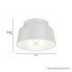 Cranbrook One Light Flush Mount (19022)