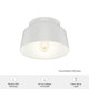 Cranbrook One Light Flush Mount (19022)