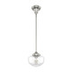 Hunter - 19029 - One Light Pendant - Saddle Creek - Brushed Nickel