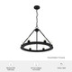 Saddlewood Six Light Chandelier (19033)