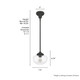 Saddle Creek One Light Pendant (19046)