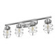 Hunter - 19052 - Four Light Vanity - Starklake - Chrome