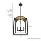 Dukestown Four Light Pendant (19082)
