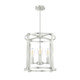 Hunter - 19117 - Four Light Chandelier - Astwood - Brushed Nickel