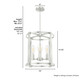 Astwood Four Light Chandelier (19117)