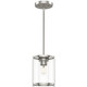 Hunter - 19119 - One Light Pendant - Astwood - Brushed Nickel