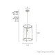 Astwood One Light Pendant (19124)
