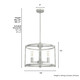 Astwood Four Light Chandelier (19134)