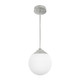 Hunter - 19169 - One Light Pendant - Hepburn - Brushed Nickel