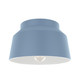 Hunter - 19173 - One Light Flush Mount - Cranbrook - Indigo Blue