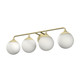 Hunter - 19179 - Four Light Bathroom Vanity - Hepburn - Modern Brass