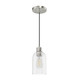 Hunter - 19200 - One Light Pendant - Lochemeade - Brushed Nickel
