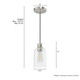 Lochemeade One Light Pendant (19200)