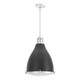 Hunter - 19212 - Three Light Pendant - Bluff View - Matte Black