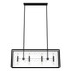 Hunter - 19267 - Eight Light Linear Chandelier - Felippe - Natural Black Iron