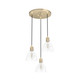 Hunter - 19309 - Three Light Cluster - Van Nuys - Alturas Gold