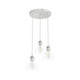 Hunter - 19310 - Three Light Cluster - Van Nuys - Brushed Nickel