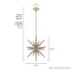 Jupiter Star 12 Light Pendant (19339)