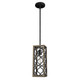 Hunter - 19390 - One Light Mini Pendant - Gablecrest - French Oak