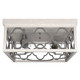 Hunter - 19393 - Two Light Flush Mount - Gablecrest - Distressed White
