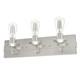 Hunter - 19433 - Three Light Vanity - Perch Point - Brushed Nickel