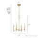 Sunjai Four Light Pendant (19517)