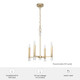 Sunjai Four Light Pendant (19517)