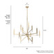 Sunjai 12 Light Chandelier (19529)