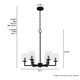 Kerrison Six Light Chandelier (19534)