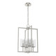 Hunter - 19539 - Four Light Pendant - Kerrison - Brushed Nickel