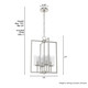 Kerrison Four Light Pendant (19539)