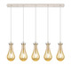 Innovations - 125-451-1P-PN-G451-5ME - Five Light Linear Pendant - Downtown Urban - Polished Nickel