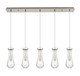 Innovations - 125-451-1P-SN-G451-4CL - Five Light Linear Pendant - Downtown Urban - Brushed Satin Nickel