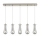 Innovations - 125-451-1P-SN-G451-4SM - Five Light Linear Pendant - Downtown Urban - Brushed Satin Nickel